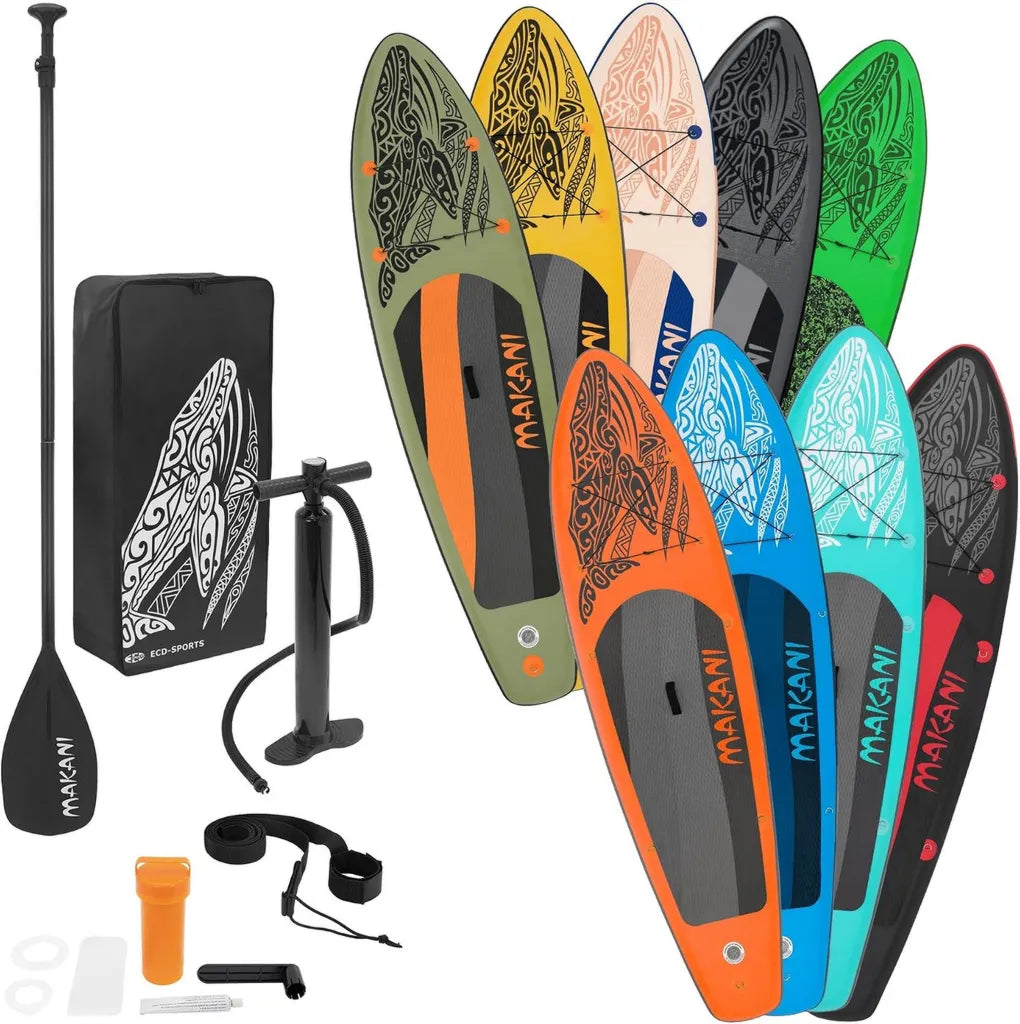 Deska SUP ECD Germany Makani 320 cm z akcesoriami i wiosłem aluminiowym