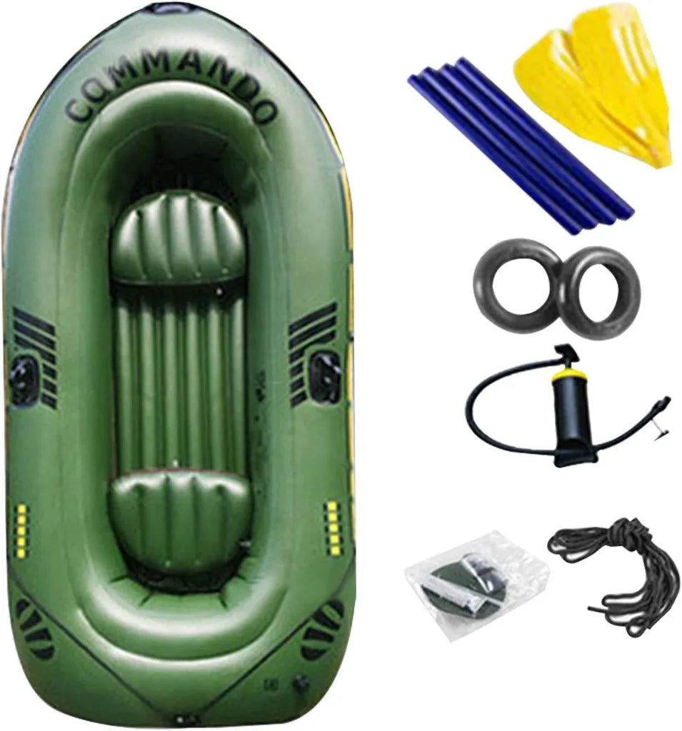 Trzyosobowy nadmuchiwany kajak turystyczny na jezioro i rzekę