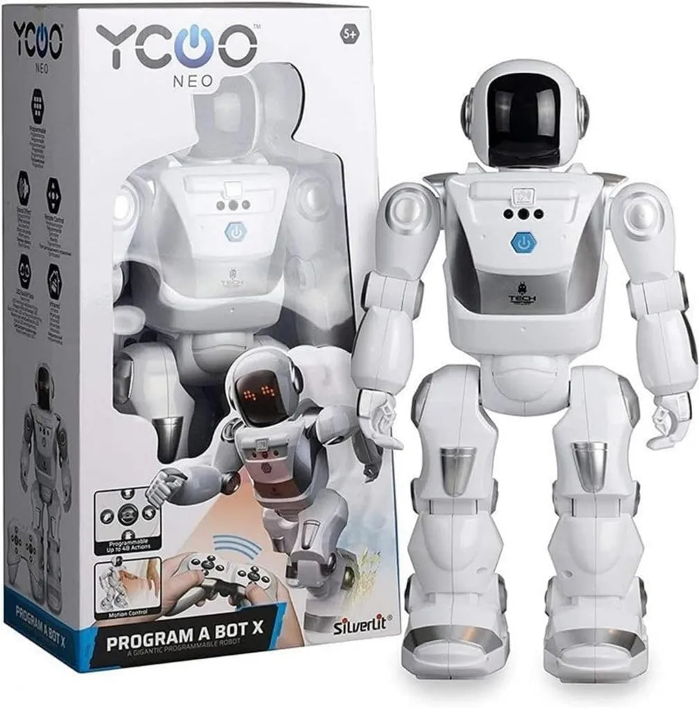 Robot Interaktywny SilverLit A-Bot X z Mimika LED i 48 Funkcjami