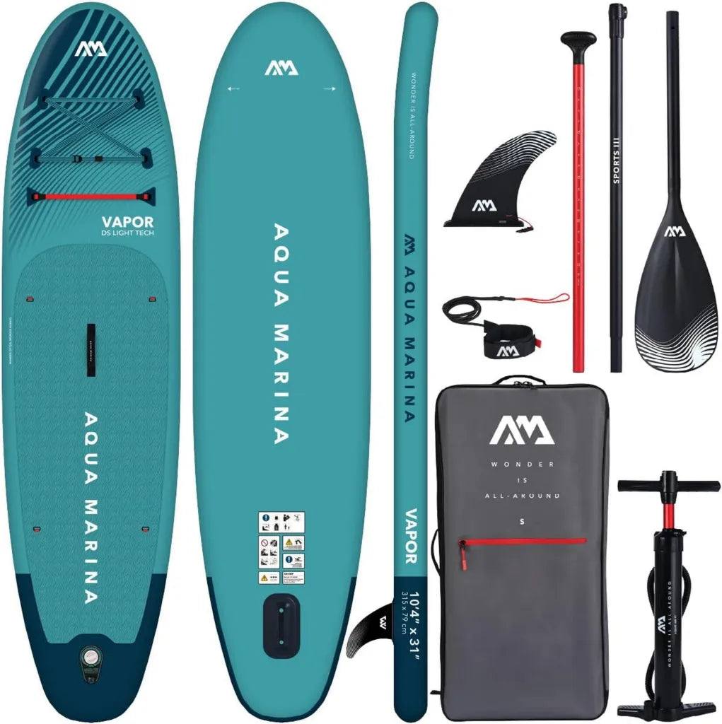 Deska SUP Aqua Marina Vapour, kolor niebiesko-czarny, uniwersalny rozmiar