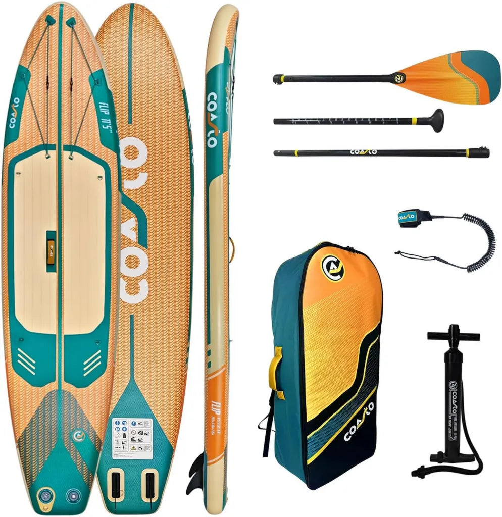 Coasto Flip 11'5 - Deska SUP nadmuchiwana z kompletnym zestawem