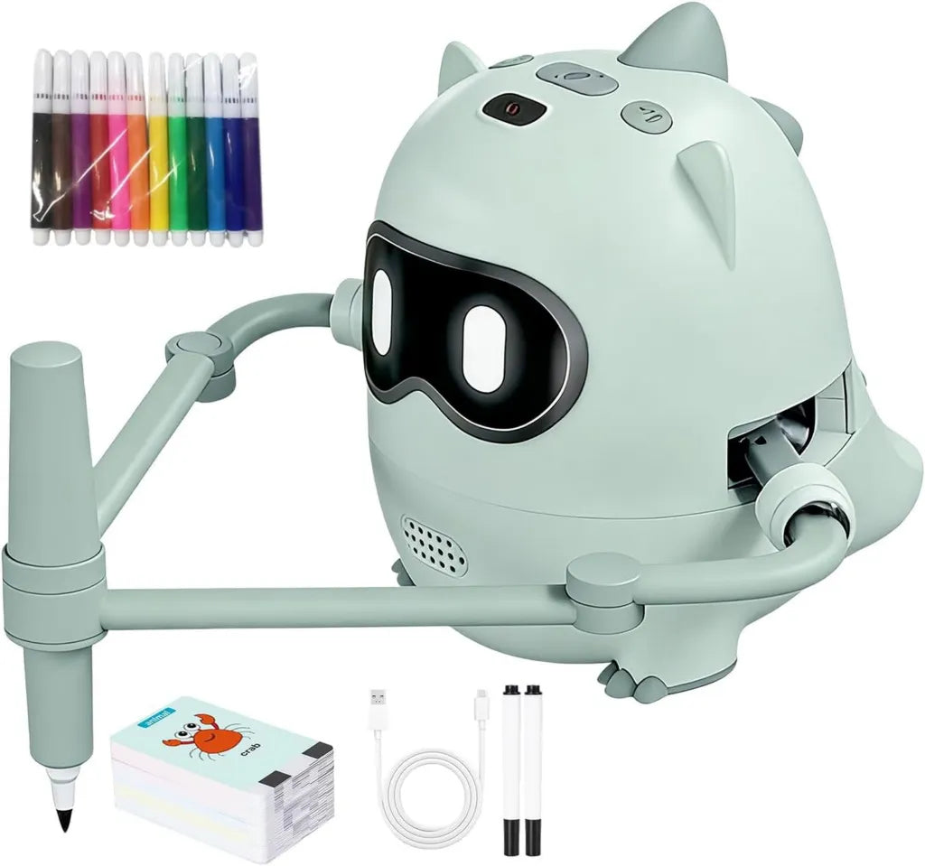 Interaktywny robot edukacyjny 11x12,5 cm, kreatywna zabawka dla dzieci