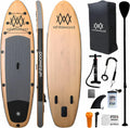 Deska SUP 305 cm Premium z Drewnianym Designem i Akcesoriami