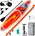 Deska SUP FunWater z akcesoriami: plecak, pompka, smycz, trójpłetwy i regulowane wiosło