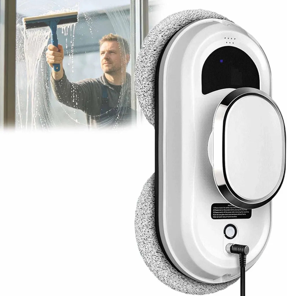 Inteligentny Robot Myjący Okna z Pilotem i Mocnym Ssaniem 5600 Pa