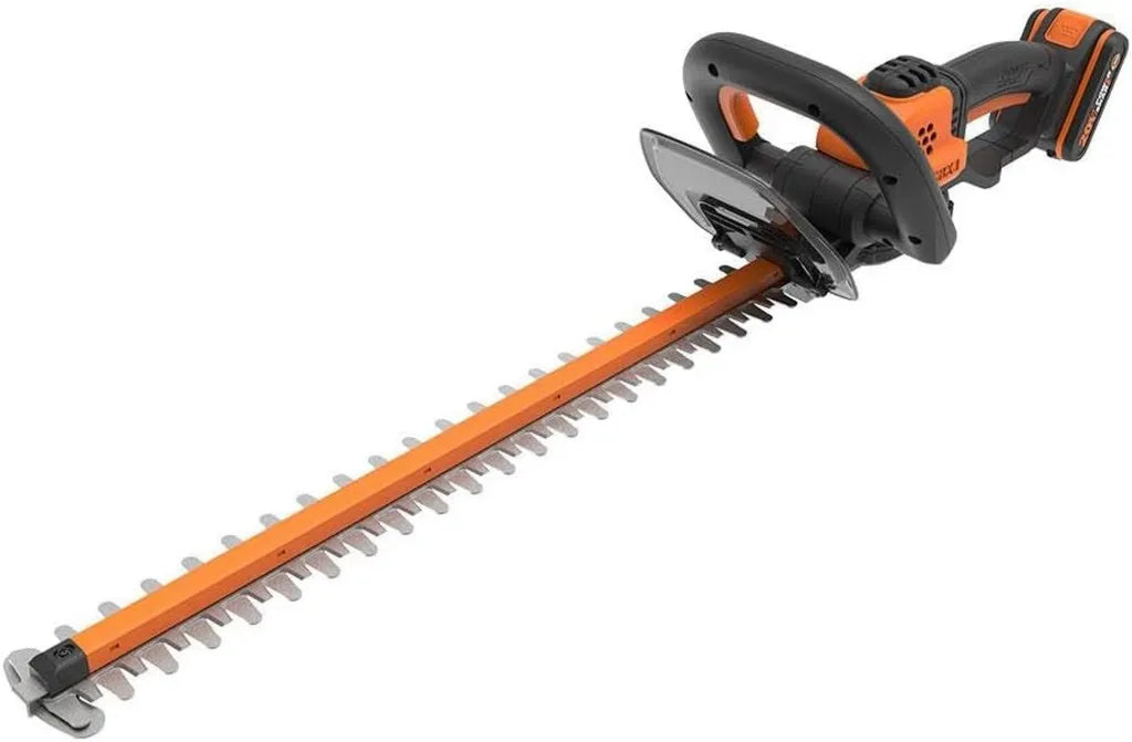WORX Akumulatorowe Nożyce do Żywopłotu 20V 2Ah z Ładowarką, Ostrze 56 cm, Podwójne Ostrze