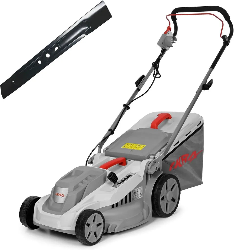 Kosiarka elektryczna IKRA IERM 1638-1, 1600W, szerokość 38cm, zapasowy nóż