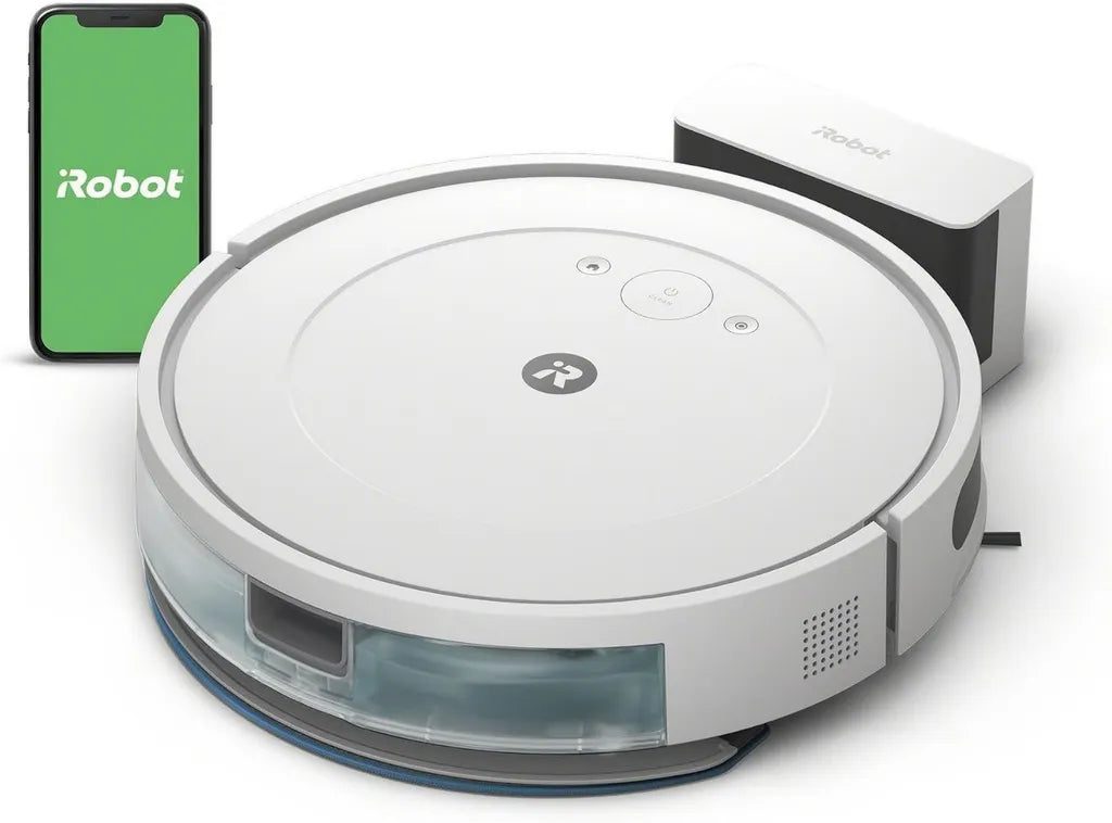iRobot Roomba Combo Essential - Robot sprzątający i mopujący z aplikacją, 4-stopniowy system czyszczenia