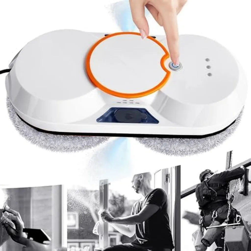 Inteligentny robot do mycia okien 5600 PA z zdalnym sterowaniem i podwójnym strumieniem