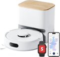 Robot sprzątający SwitchBot K11+ z mopem, 6000 Pa, inteligentne mapowanie LDS, samoopróżniający się pojemnik, współpraca z Apple Home