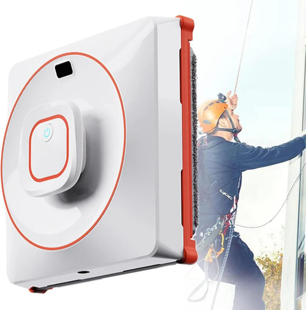 Robot do mycia okien 2500PA z pilotem, inteligentny czyszczący ze zbiornikiem 70 ml, 3 tryby