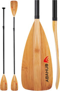Abahub Lekkie Wiosło Kajakowe 2w1, Regulowane Pióro Aluminiowe, 173-213 cm