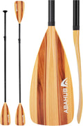Abahub Lekkie Teleskopowe Wiosło Kajakowe 2 w 1, Regulowane 173-213 cm, Aluminiowe z Powłoką PU, Zblendowane Nylonem, Dostępne w Kolorach: Czarny, Niebieski, Zielony, Pomarańczowy