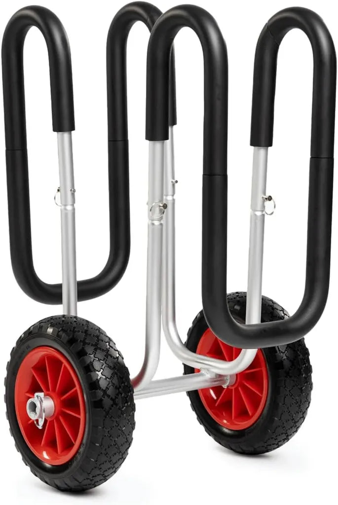 Walizka transportowa AQUASTIC SUP Board na kółkach, lekka aluminiowa konstrukcja, udźwig 45 kg, rolki 10' z pasem ochronnym