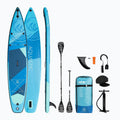 AQUASTIC Deska SUP Touring 12'6' z Siedziskiem, Wiosłem i Technologią Dropstitch MSL