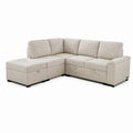 Narożna sofa tapicerowana z funkcją spania 250x160 cm