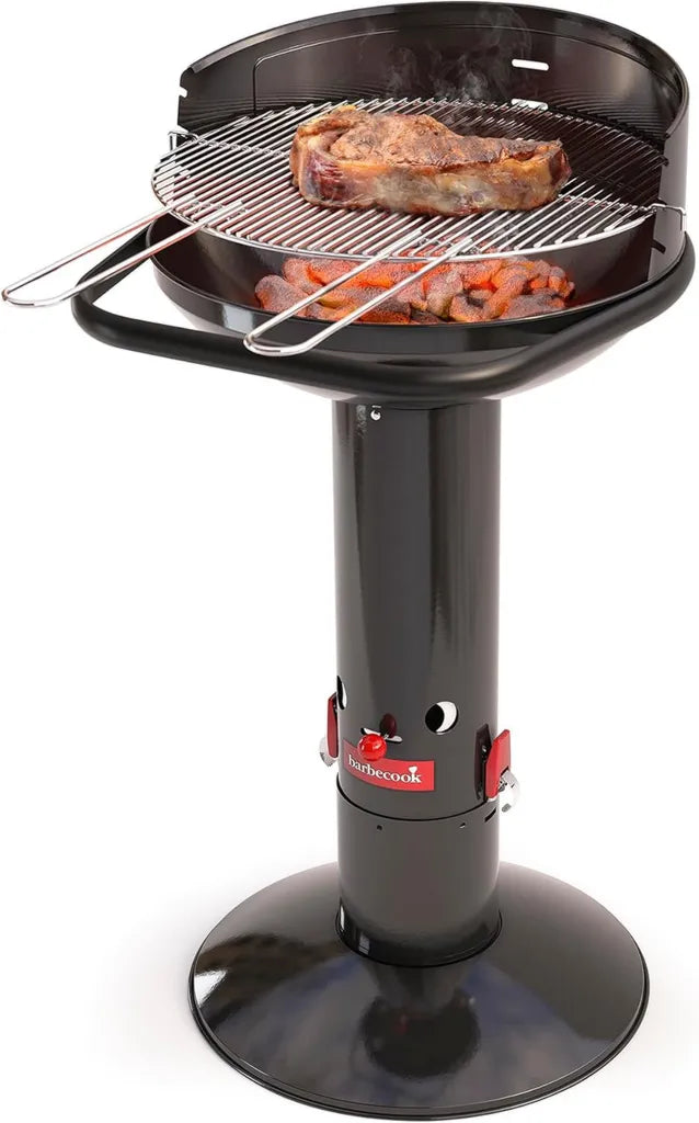 Grill węglowy Barbecook Loewy 50, emaliowany, czarny, średnica 47,5 cm, wysokość 99 cm