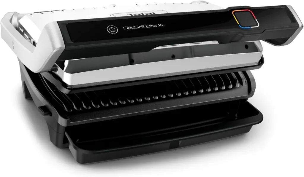 Tefal Grill Elektryczny GC760D, Szaro-Czarny, 44,4x34,3x18 cm, 7,2 kg
