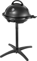 Grill elektryczny George Foreman 2400W, redukcja tłuszczu, płyty nieprzywierające, regulacja temperatury, 1500cm², czarny