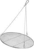 Stalowy ruszt do grilla Ø 70 cm z zawieszeniem na linie