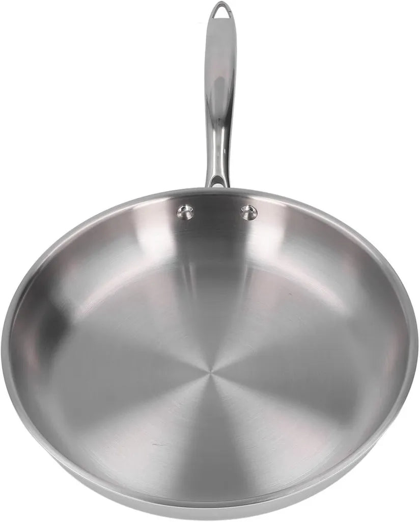 Patelnia Indukcyjna Kompaktowa Srebrna 24 cm
