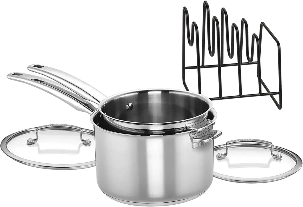 Zestaw garnków ze stali nierdzewnej Cuisinart SmartNest, 5-elementowy