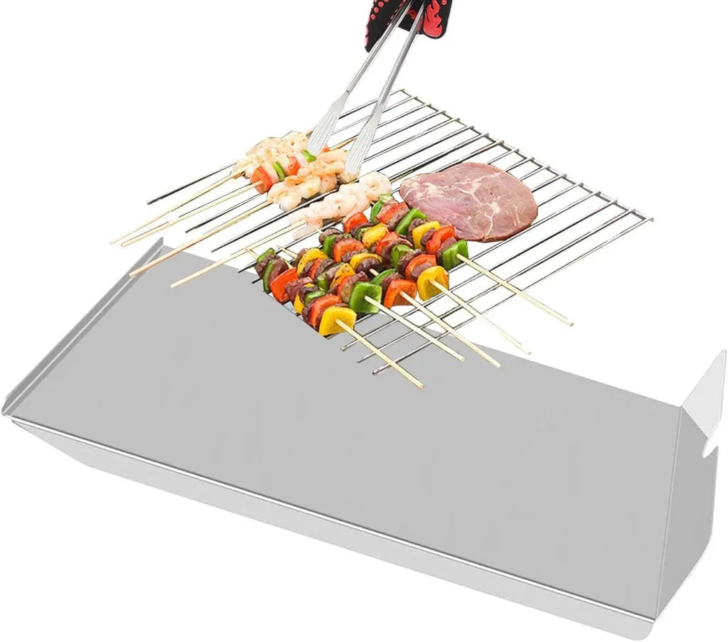 Osłona ciepła ze stali nierdzewnej do grilla, idealna na BBQ i kemping