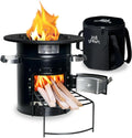 Grillart Piec Rakietowy Powertrain – Wydajny Piec na Drewno do Gotowania Na Zewnątrz
