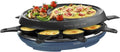 Tefal Raclette Colormania 3w1, powłoka nieprzywierająca, 8 miseczek, zmywarka, 1050 W, niebieska stal