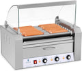 Grill do Hot Dogów Royal Catering, 9 wałków, Stal Nierdzewna, 2200 W