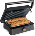 Grill kontaktowy Princess 1500W, regulowany termostat, wyjmowane płyty, stal nierdzewna