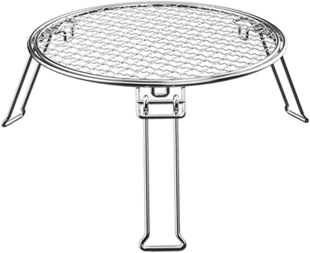 Przenośny grill składany do campingu, siatka do ogniska outdoor