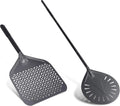 Łopatka do pizzy 30 cm i 23 cm z uchwytem, anodyzowane aluminium, ergonomiczny chwyt