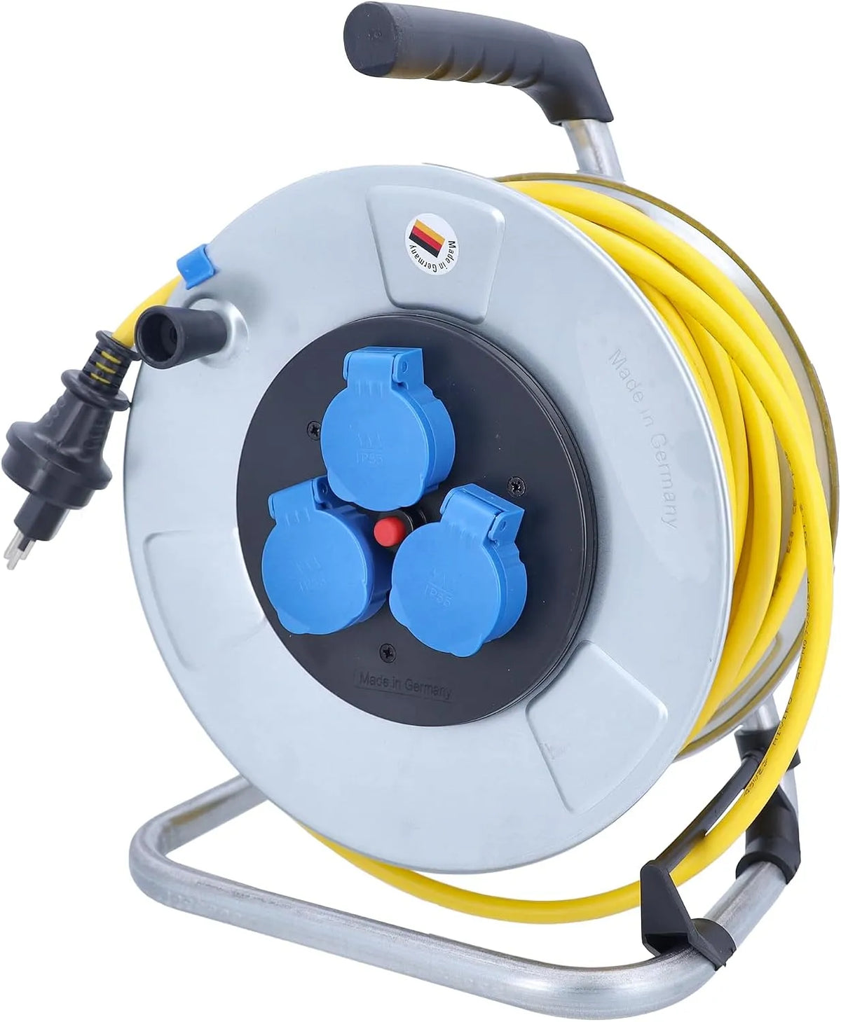 K35 Bęben kablowy i przedłużacz z gniazdami, 230 V, 10 A, 25 m, IP55