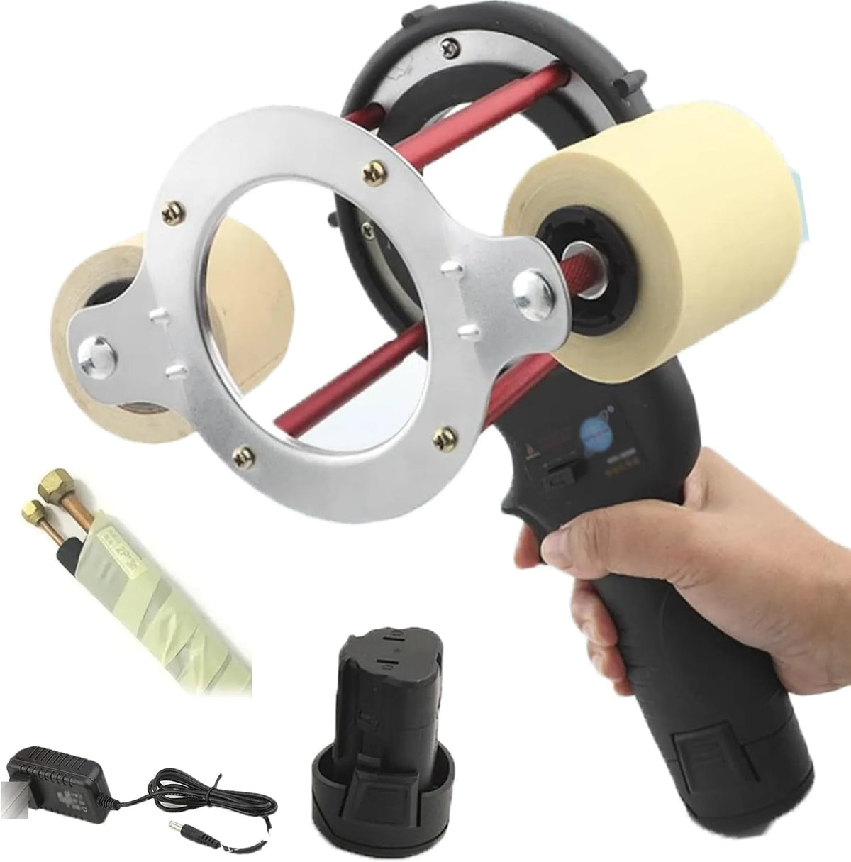 Bęben kablowy i przedłużacz z gniazdami, 27 W, 12 V, 70 mm, 380 RPM