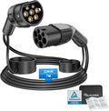 Kabel ładowania Typ 2 do samochodu elektrycznego i przewód EV Mode 3, 22 kW, 7 m, IP55, do pojazdu i zasilania mobilnego