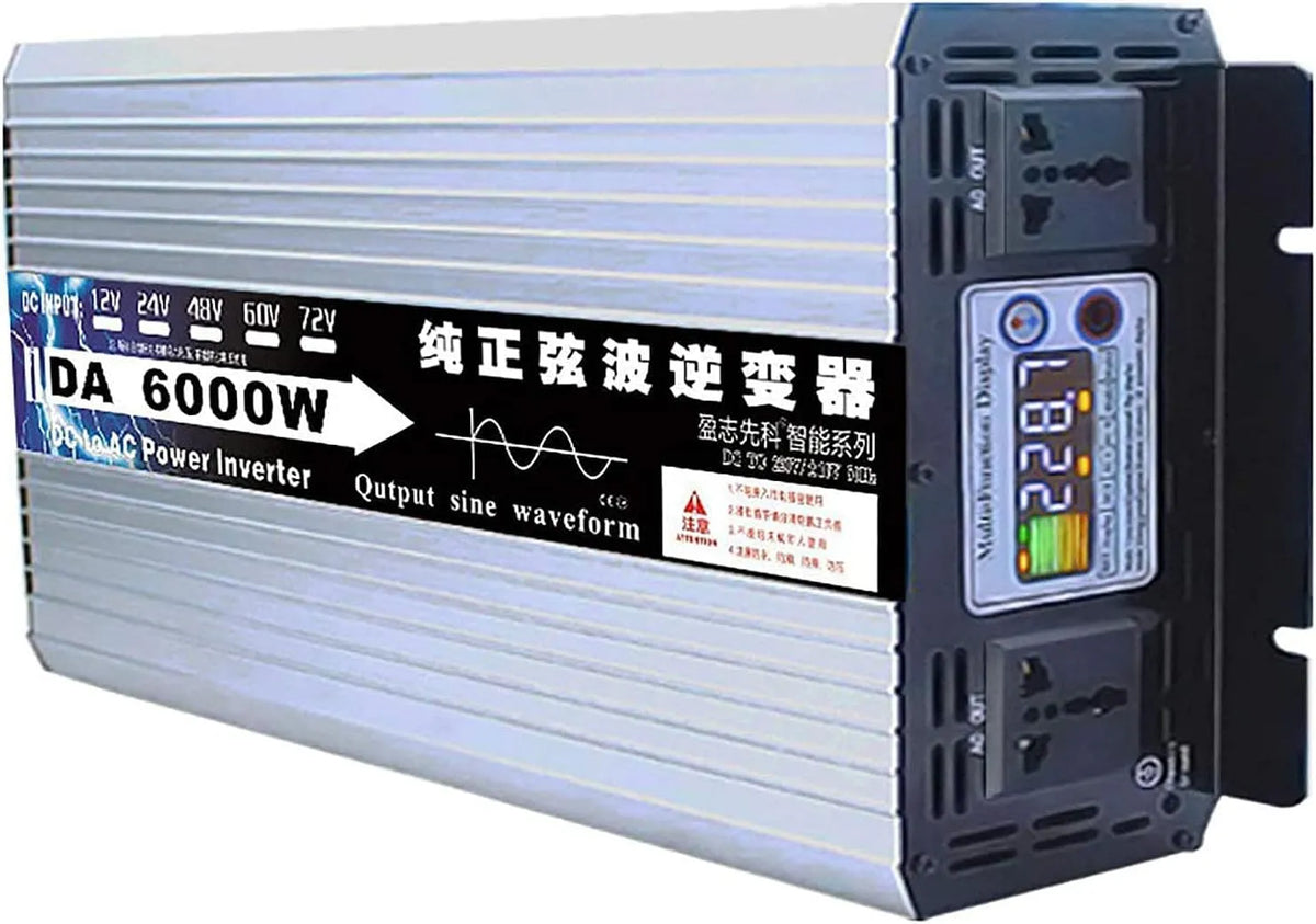 Przetwornica DC-AC i konwerter napięcia, 3000 W, 4000 W, 5000 W, 6000 W