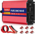 Przetwornica DC-AC i konwerter napięcia, z wyświetlaczem cyfrowym, 1500W, 12V, 230V