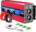 Przetwornica DC-AC i konwerter napięcia, 1500W, czysta fala sinusoidalna, 12v, 230v