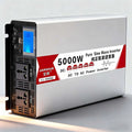 Przetwornica DC-AC i konwerter napięcia, 5000W, z wyświetlaczem cyfrowym, 12V, 24V, 48V