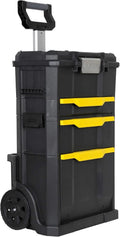Stanley Essential System przechowywania narzędzi ułatwiający porządek i dostęp w warsztacie – 34.7 × 48.8 × 77.8 cm, czarny