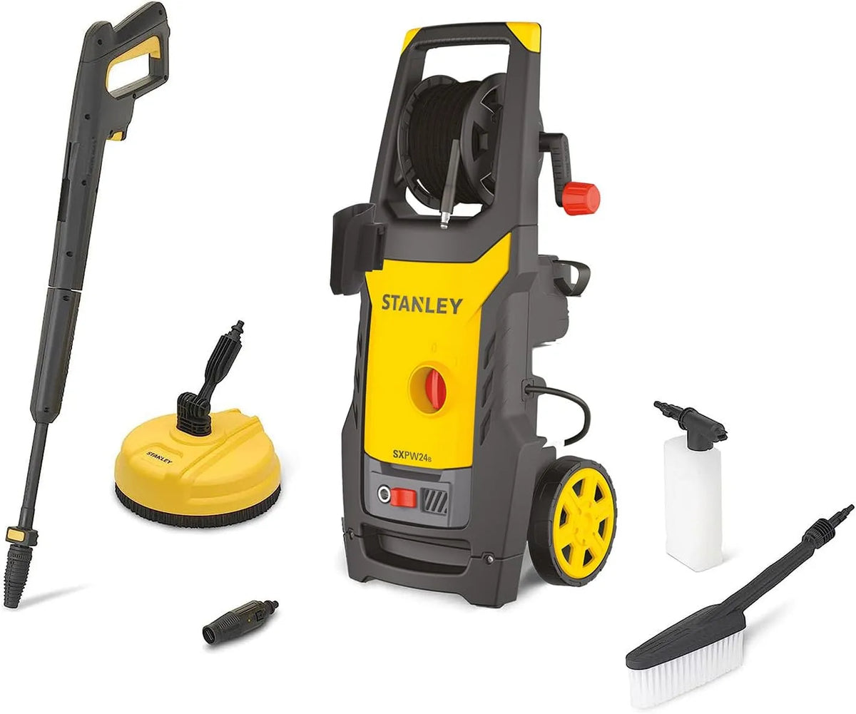 Stanley SXPW24BX Myjka wysokociśnieniowa SXPW24BX, do użytku domowego, 170 bar, 500 l, do prac samochodowych