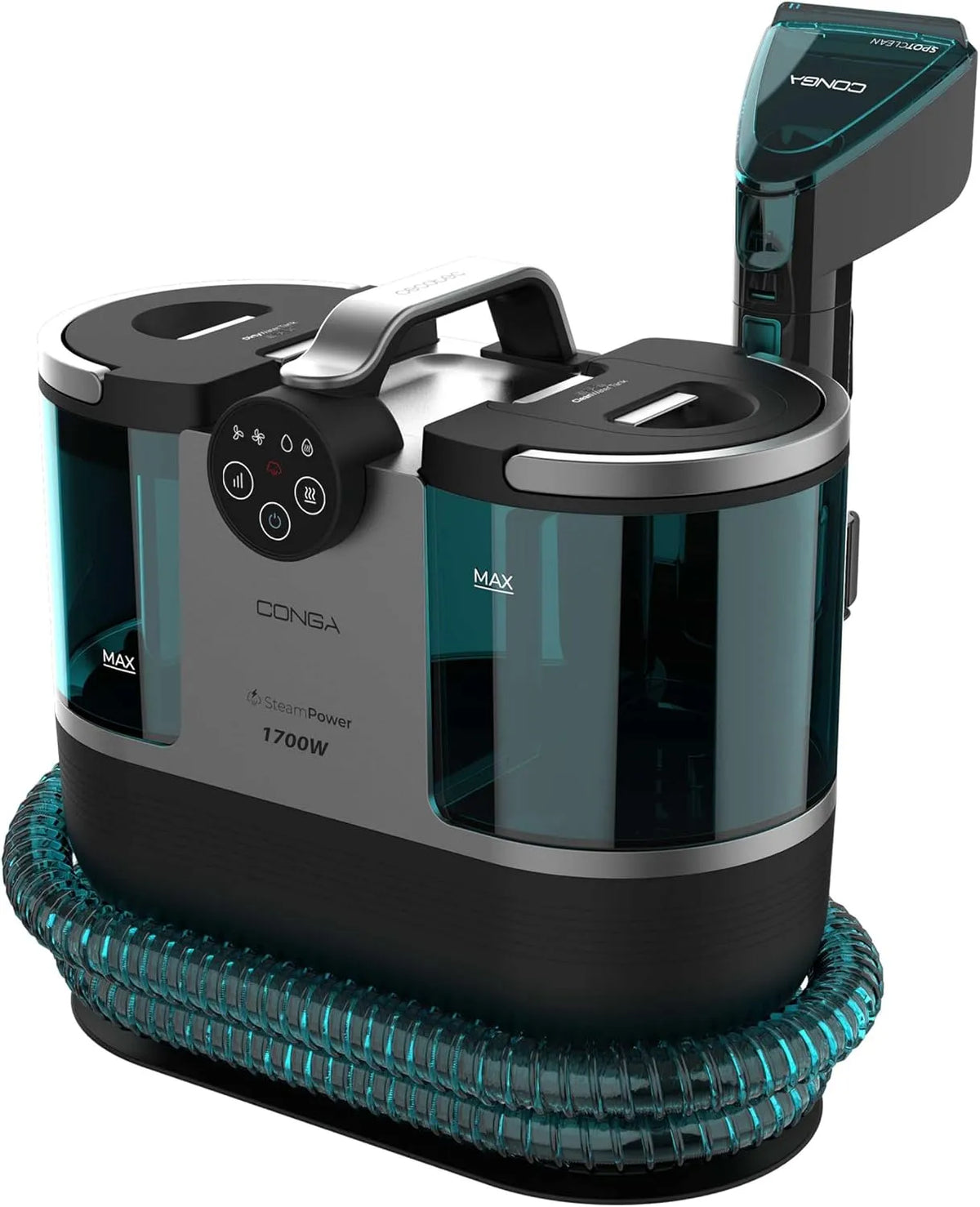 Cecotec XXL.1700 Odkurzacz, 7 m, 1600 ml, 950 ml, 1700 W, do dywanów i tapicerki
