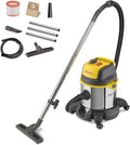 Stanley 51694 Odkurzacz do skutecznego zbierania kurzu i codziennych zabrudzeń na mokro i sucho i odkurzacz przemysłowy – 20 l, 1400 W, czarny