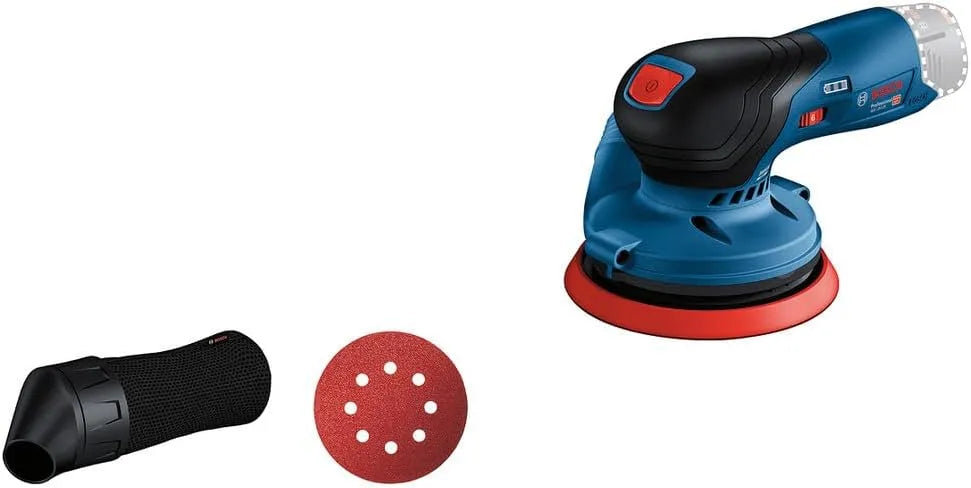 Bosch Szlifierka mimośrodowa – akumulatorowy, zasilanie akumulatorowe, do użytku profesjonalnego, 125 mm, niebieski