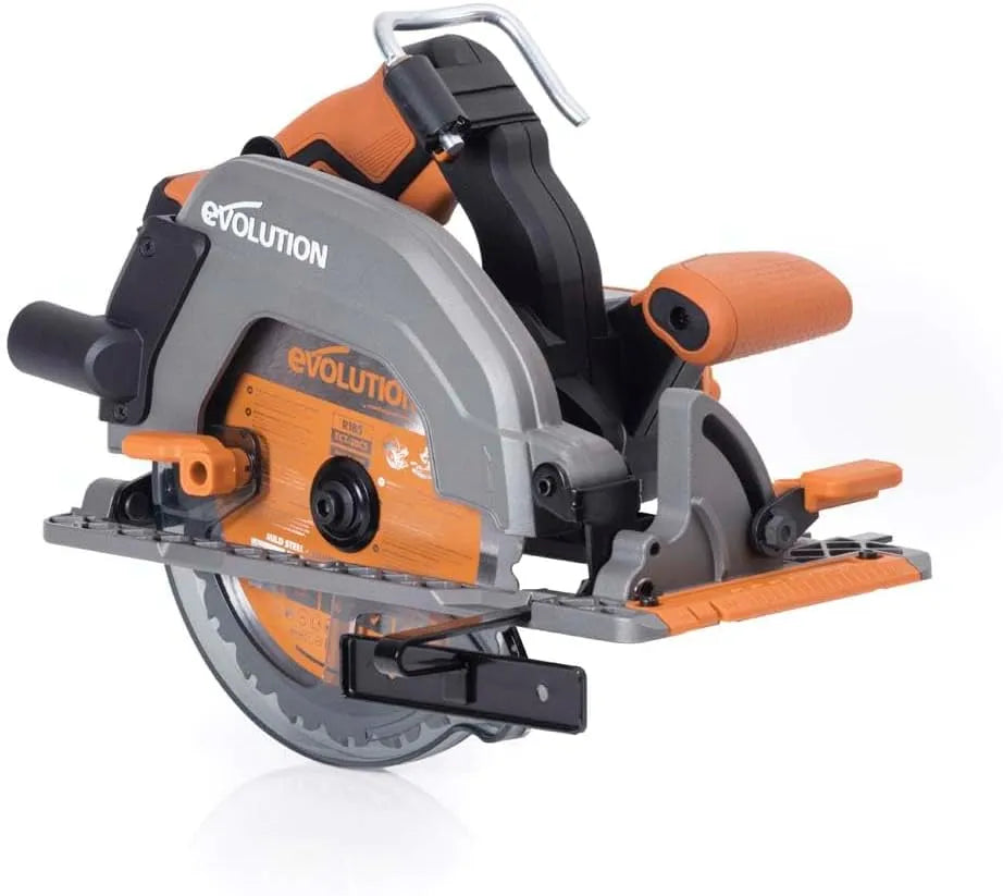 Evolution R185CCS- Power Tools R185CCS-Li Pilarka tarczowa akumulatorowa bezszczotkowa 18 V Li-Ion – akumulatorowy, silnik bezszczotkowy, z drewna