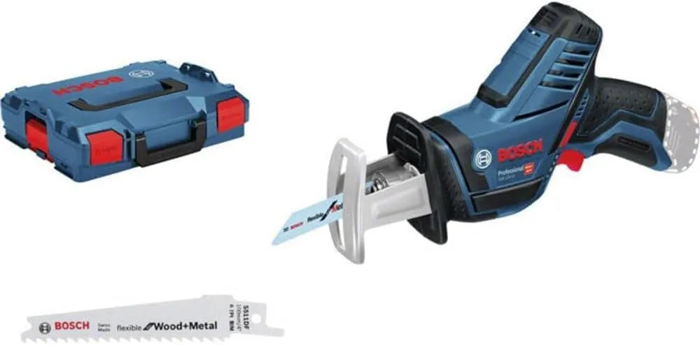 Bosch Piła szablasta i pilarka szablasta: GSA, akumulatorowy, z drewna, zasilanie akumulatorowe, do użytku profesjonalnego, 50 mm, 12V