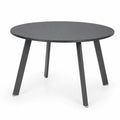 Metalowy stół okrągły czarny 120 cm