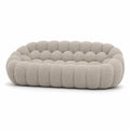 Sofa owalna tkanina 200x80x60 cm