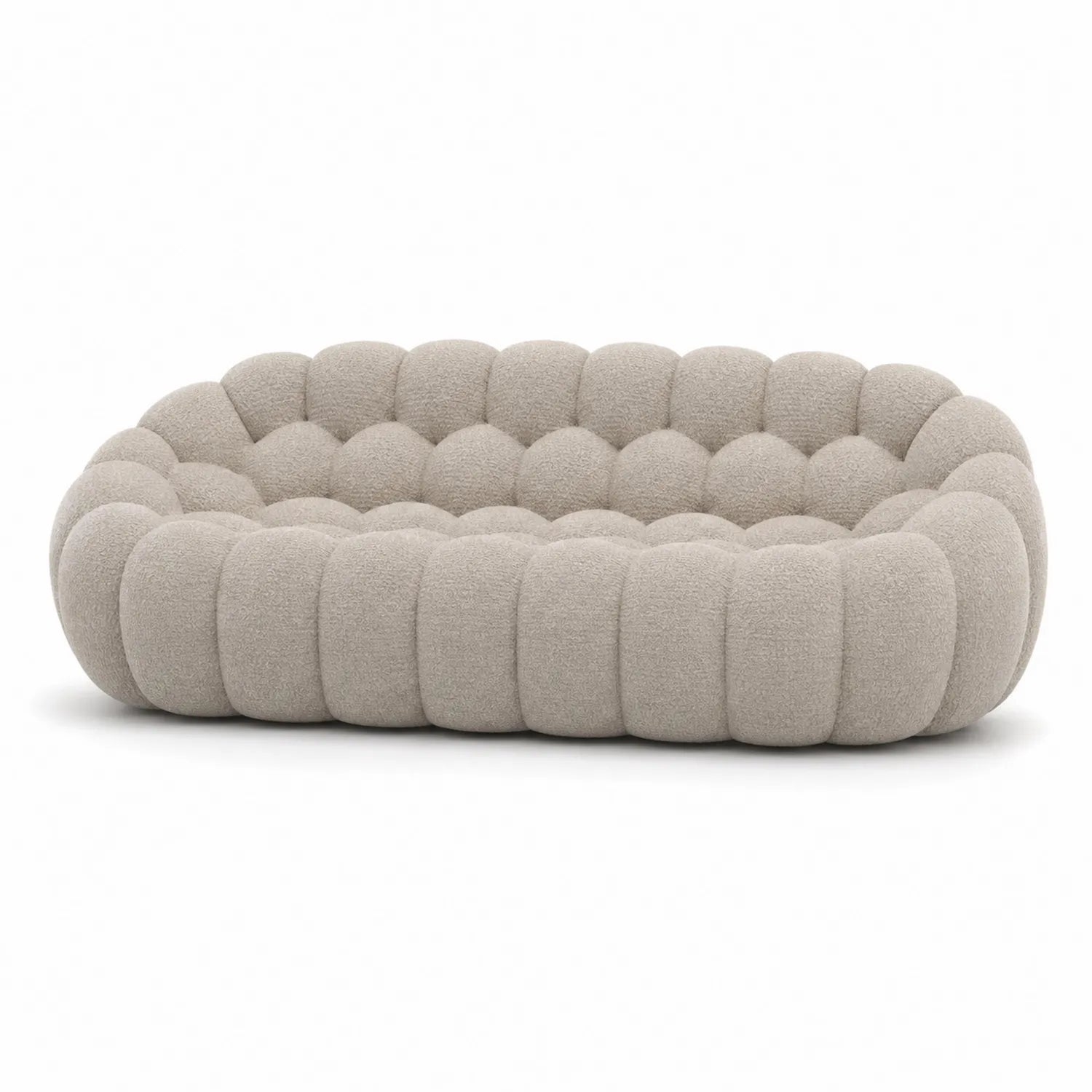 Sofa owalna tkanina 200x80x60 cm